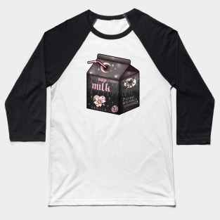 Goth Soy Milk Baseball T-Shirt